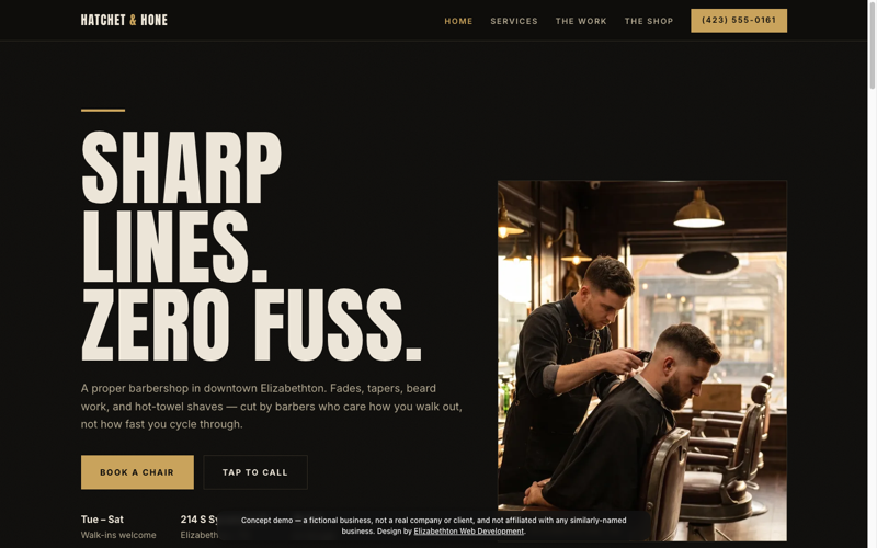 Hatchet & Hone Barber Co.
